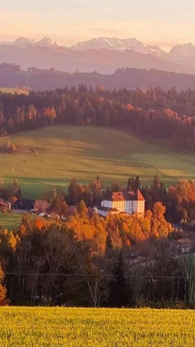 Ferienwohnung Auf Bauernhof Mit Hotpot Und Sauna Sumiswald Exterior photo